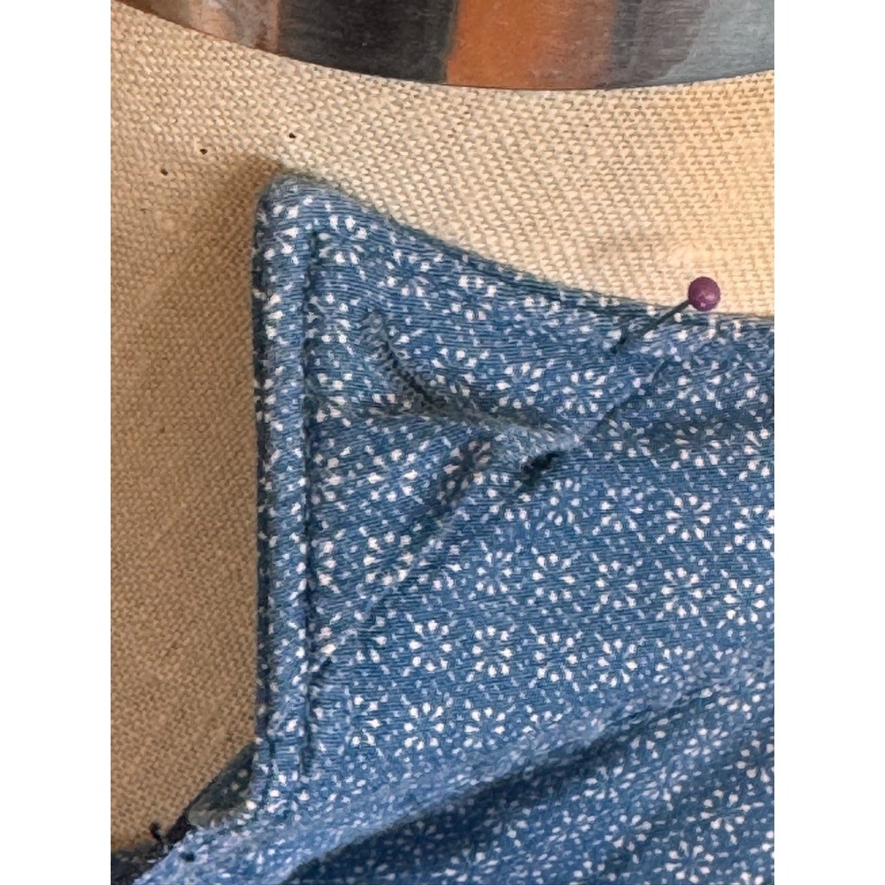 Ted Baker London Button Down Shirt Mens 6/XL Blue Longsleeve Button Down - Picture 4 of 16